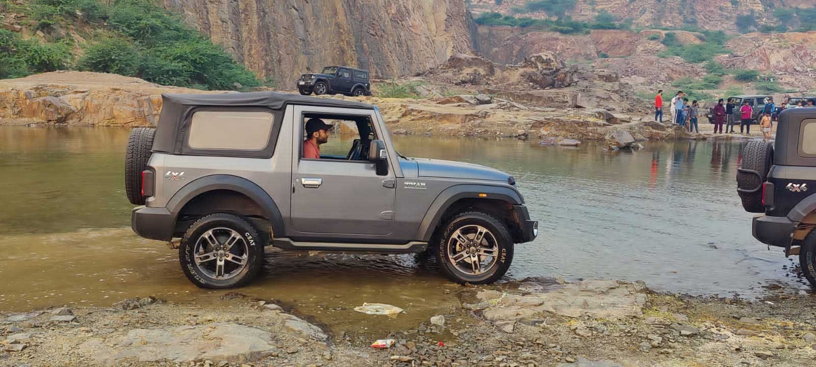 Mahindra Thar Water Wading Capability